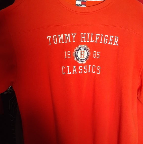 tommy hilfiger college sweatshirt